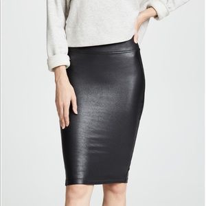 NWT Spanx Faux Leather Pencil Skirt